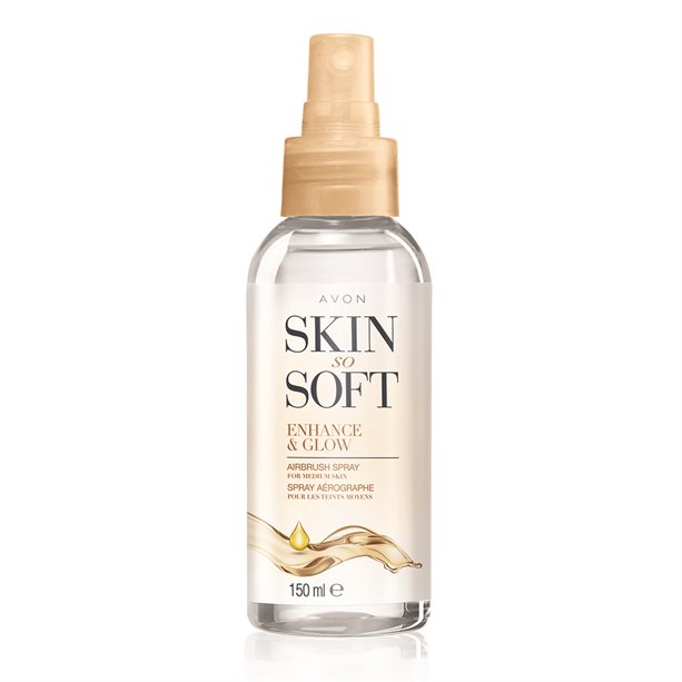 Avon Skin So Soft Enhance & Glow Airbrush Spray - 150ml