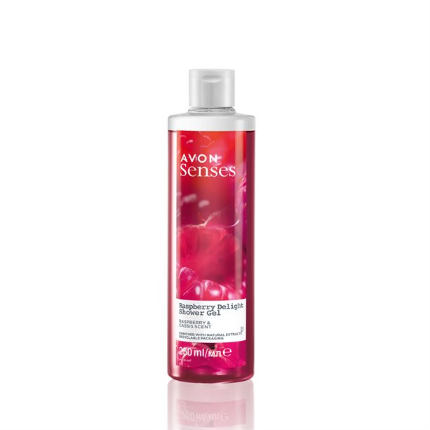 Avon Senses Raspberry Delight Shower Gel - 250ml