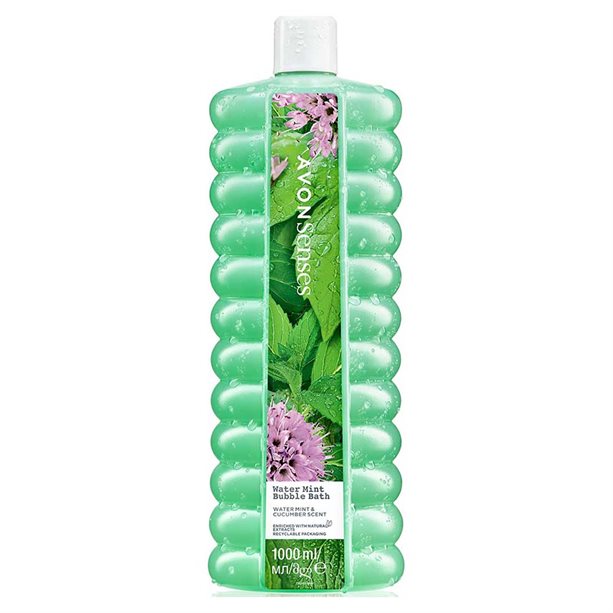 Avon Senses Water Mint Bubble Bath - 1 litre