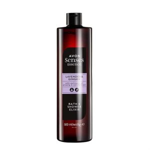 Avon Senses Essence Lavender & Ginger Bath & Shower Elixir - 500ml