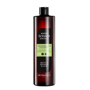 Avon Senses Essence Lemongrass & Coconut Bath & Shower Elixir - 500ml