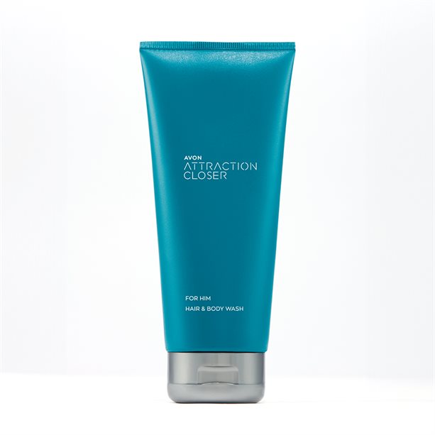 Avon Attraction Closer for Him Hair and Body Wash - 200ml