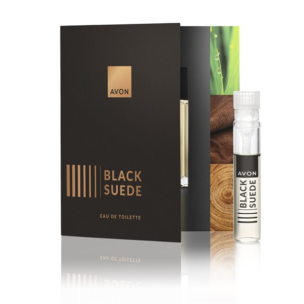 Avon Black Suede Dipstick On Card Revamp