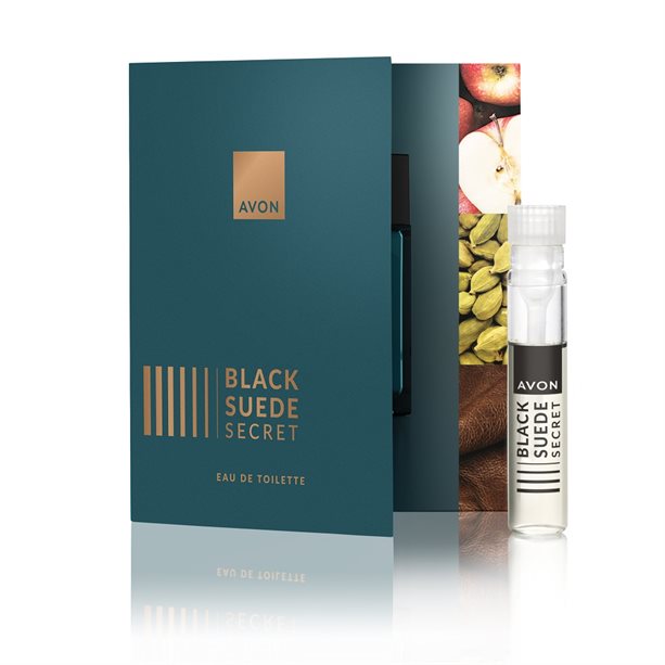 Avon Black Suede Secret Dipstick On Card