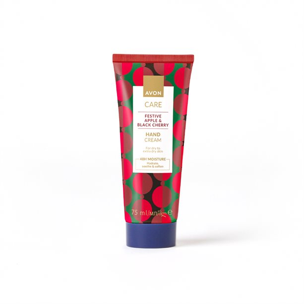 Avon Avon Care Festive Apple & Black Cherry Hand Cream - 75ml