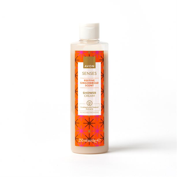 Avon Senses Festive Gingerbread Scent Shower Cream - 250ml