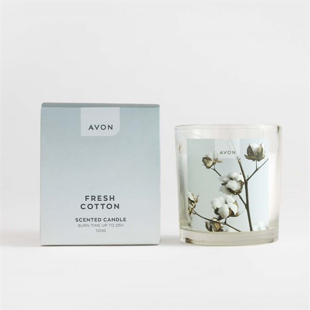 Avon Fresh Cotton Candle