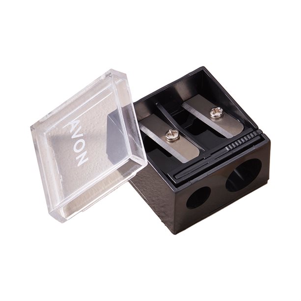 Avon Black Double Pencil Sharpener
