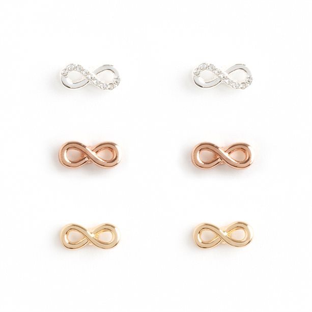 Avon Love for Everyday 3-Pack Infinity Stud Earrings