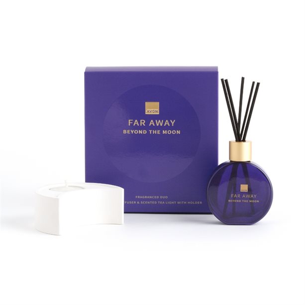 Avon Far Away Beyond the Moon Home Fragrance Gift Set