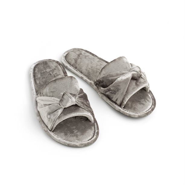 Avon Ladies Velour Knot Slippers