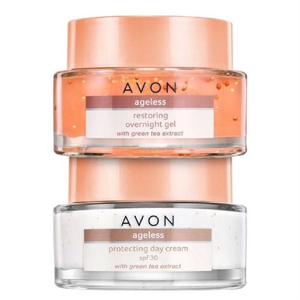 Avon Nutra Effects Ageless Protecting Day & Night Cream Duo
